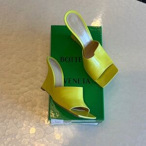 Bottega Veneta Bright Yellow Mules
